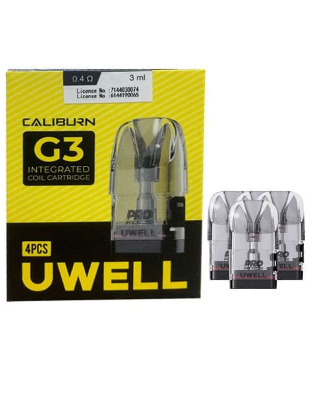 Uwell Caliburn G3 0.4 Ohm Pod Kartuş