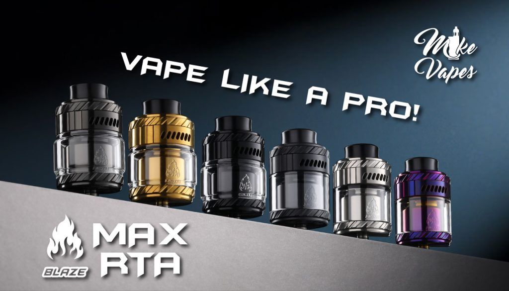 Thunderhead BLAZE MAX 30mm RTA Atomizer | Design by Mike Vapes