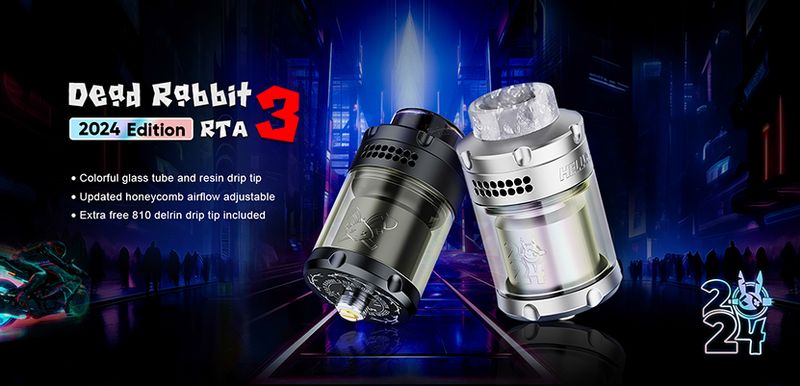 Hellvape Dead Rabbit 3 RTA 2024 Edition Atomizer Hellvape Dead Rabbit 3 RTA 2024 Edition Atomizer