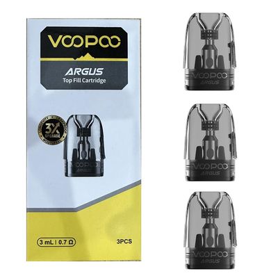 Voopoo Argus 0.7 Ohm Pod Kartuş 3ml - (3'lü Paket) Voopoo Argus 0.7 Ohm Pod Kartuş 3ml - (3'lü Paket)