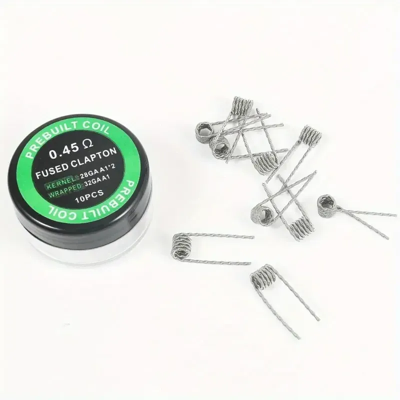 Alien Fused Clapton 0.45 Ohm Ni80 Hazır Sarılı Tel (10 Adet)