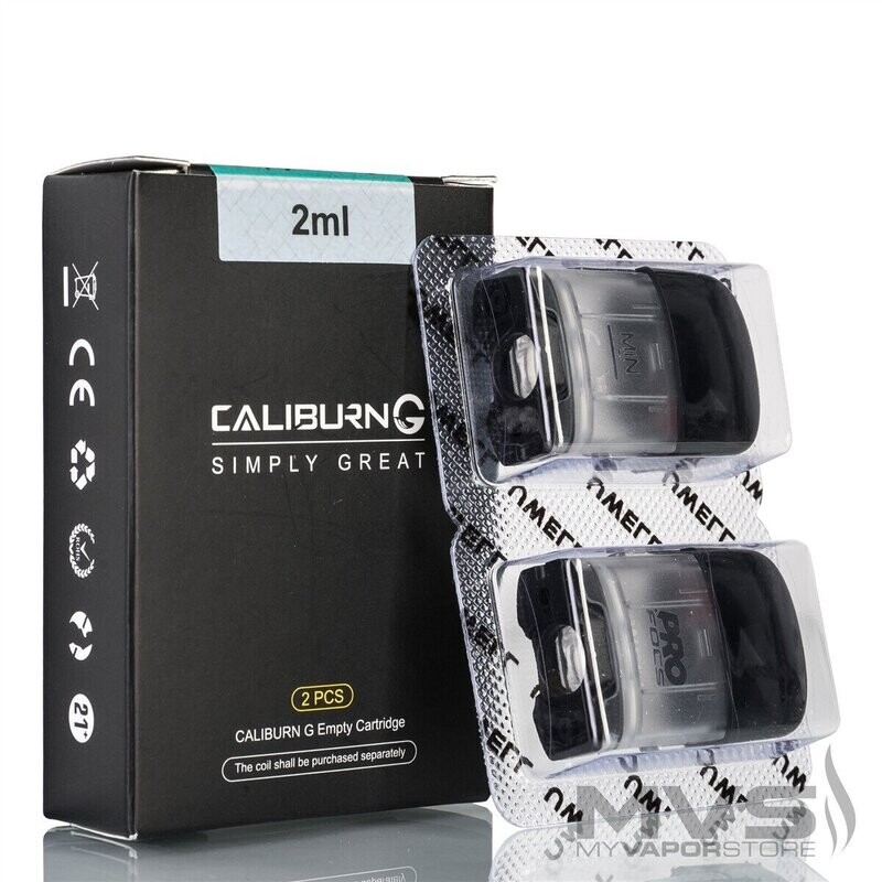 Uwell Caliburn G/Koko Prime Yedek Boş Kartuş 2ml – (2’li Paket)
