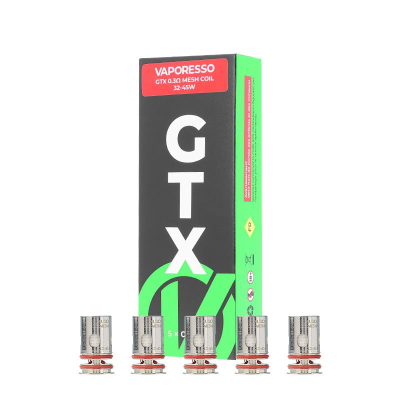Vaporesso GTX 0.3 Ohm Yedek Coil – (5’li paket)