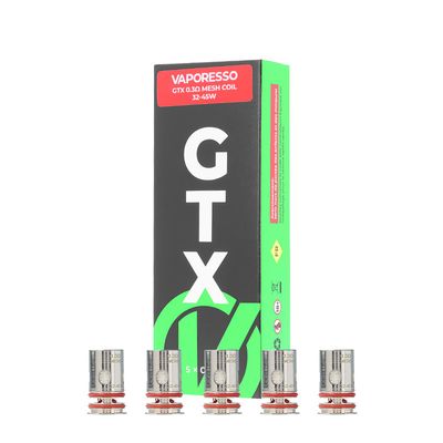 Vaporesso GTX 0.3 Ohm Yedek Coil – (5’li paket) Vaporesso GTX 0.3 Ohm Yedek Coil – (5’li paket)