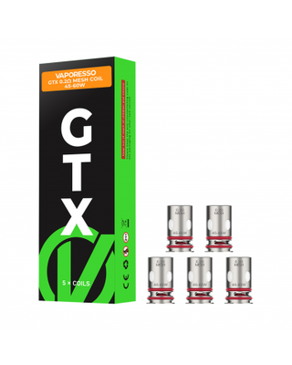Vaporesso GTX 0.2 Ohm Yedek Coil – (5’li paket) Vaporesso GTX 0.2 Ohm Yedek Coil – (5’li paket)