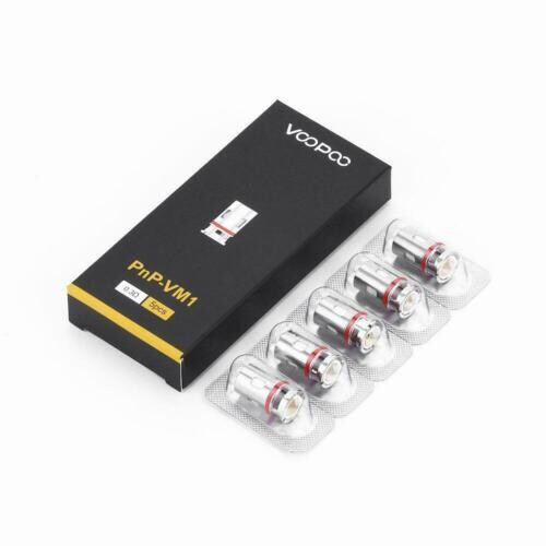 Voopoo PNP VM1 0.30 Ohm Coil (5'li Paket), Coil Ohm ve Adet: Pnp VM1 0.3 ohm (5 Adet)