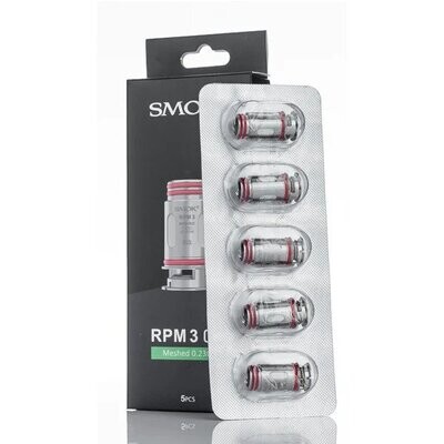 Smok RPM 3 Meshed 0.23 Ohm Coil - (5'li Paket) Smok RPM 3 Meshed 0.23 Ohm Coil - (5'li Paket)