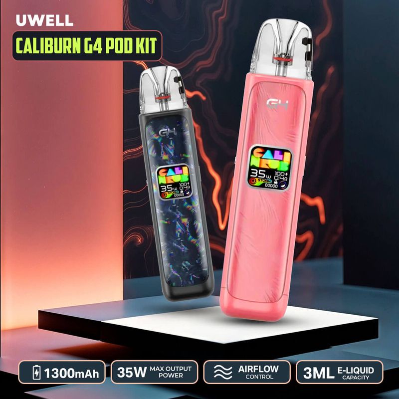 Uwell Caliburn G4 35W Pod Kit - 1300mAh