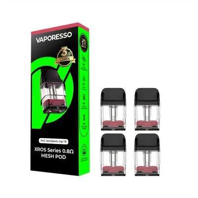 Vaporesso XROS 0.8 Ohm Kartuş COREX 3.0 - (4'lü Paket)