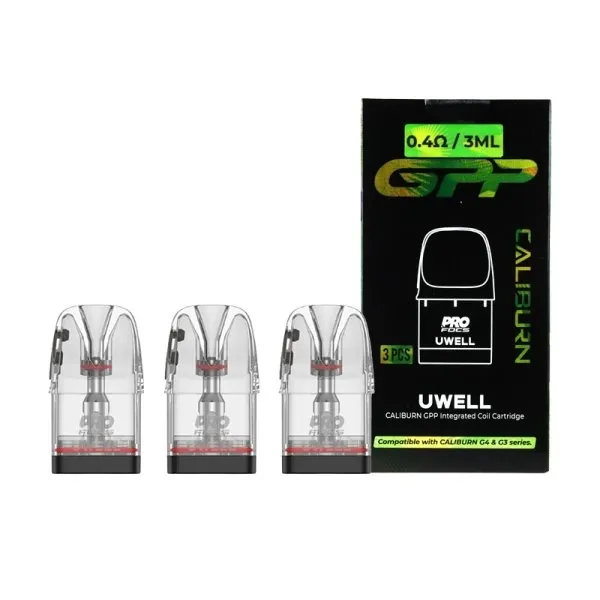 Uwell Caliburn GPP 0.4 Ohm Kartuş - (3'lü Paket)
