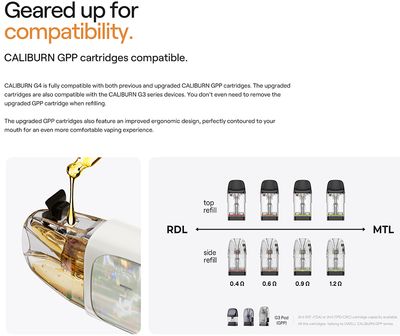 Uwell Caliburn GPP 0.9 Ohm Kartuş - (3'lü Paket)