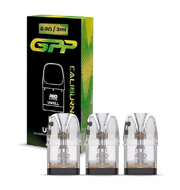 Uwell Caliburn GPP 0.6 Ohm Kartuş - (3'lü Paket)