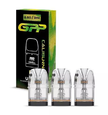 Uwell Caliburn GPP 0.6 Ohm Kartuş - (3'lü Paket) Uwell Caliburn GPP 0.6 Ohm Kartuş - (3'lü Paket)