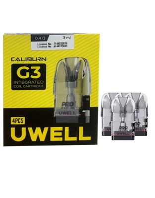 Uwell Caliburn G3 0.4 Ohm Pod Kartuş Uwell Caliburn G3 0.4 Ohm Pod Kartuş