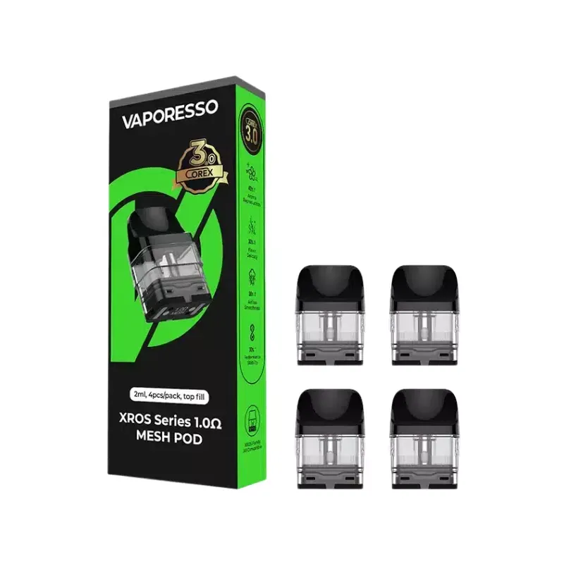 Vaporesso XROS 1.0 Ohm Kartuş COREX 3.0 - (4'lü Paket)
