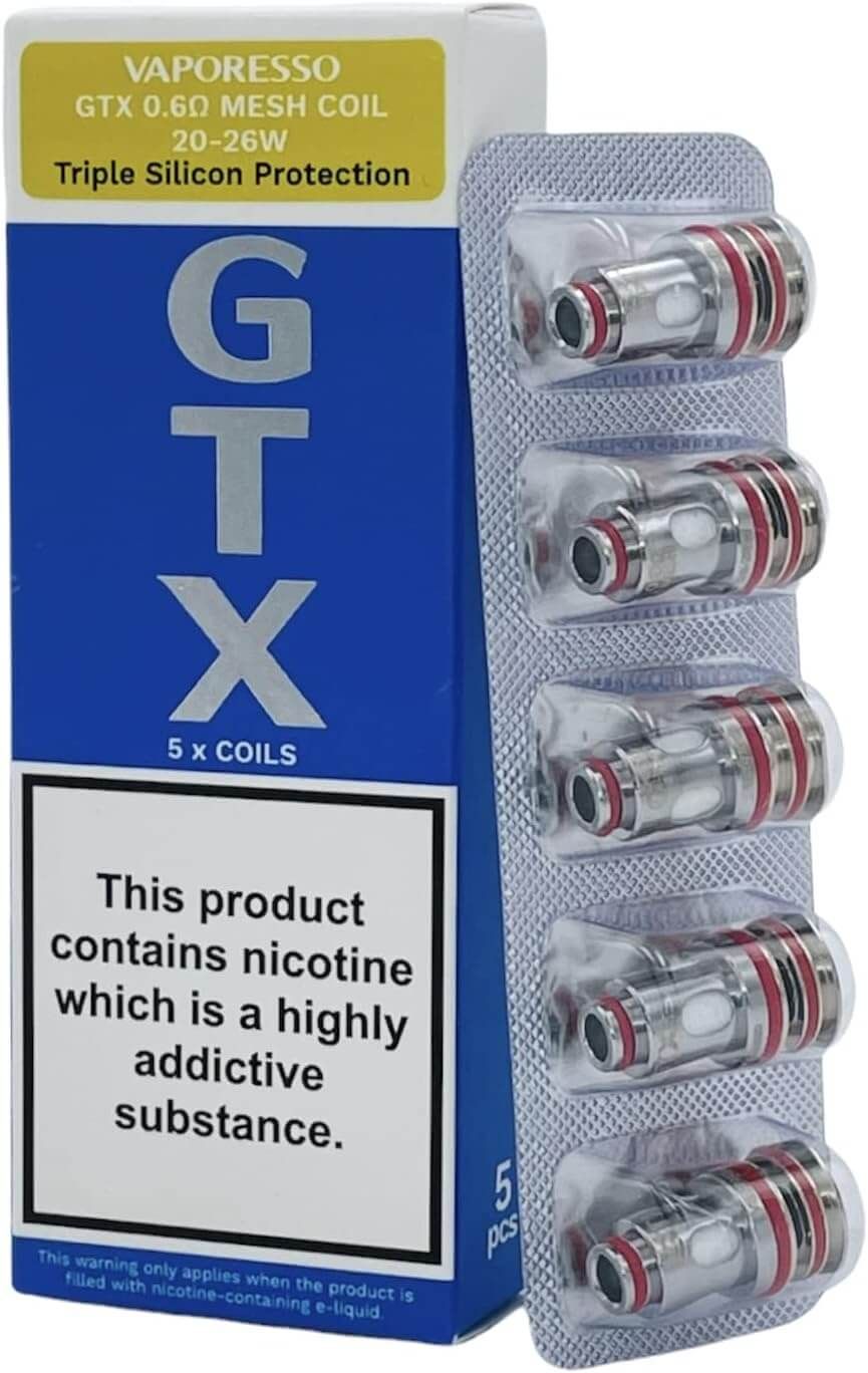 Vaporesso GTX 0.6 Ohm Yedek Coil – (5’li paket)