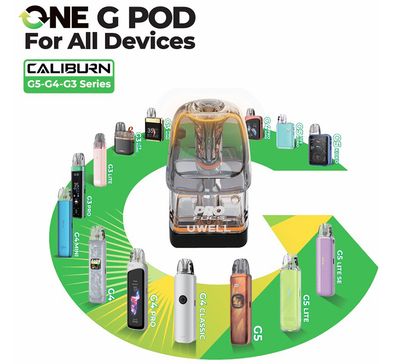 Uwell Caliburn GPP Alpha 0.6 Ohm Kartuş - (4'lü Paket)