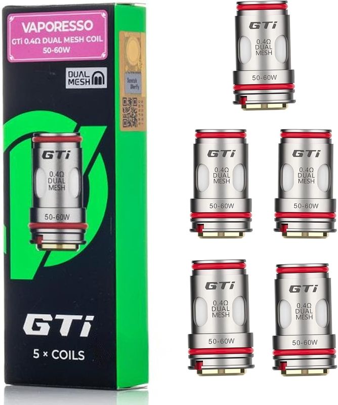 Vaporesso GTi 0.4 Ohm Dual Mesh Yedek Coil - (5'li paket)