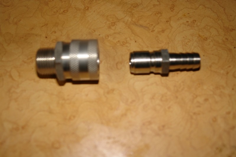 Stainless Steel Female Quick Disconnect  with 1/2" BSP male connecor