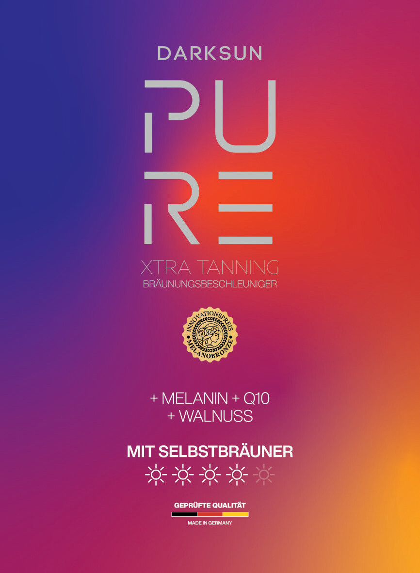 Pure Xtra Tanning M-Q10 mit Selbstbräuner (15 ml)