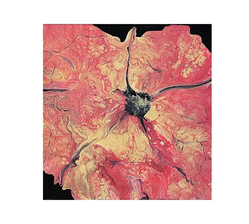 Wild Bloom   8" x 8"