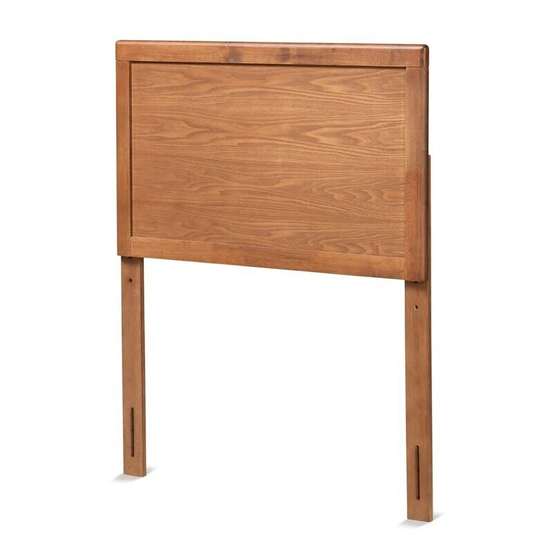 BAXTON STUDIO RAYA MID-CENTURY MODERN WALNUT BROWN FINISHED WOOD TWIN SIZE HEADBOARD

Item #: MG97033-Ash Walnut-HB-Twin