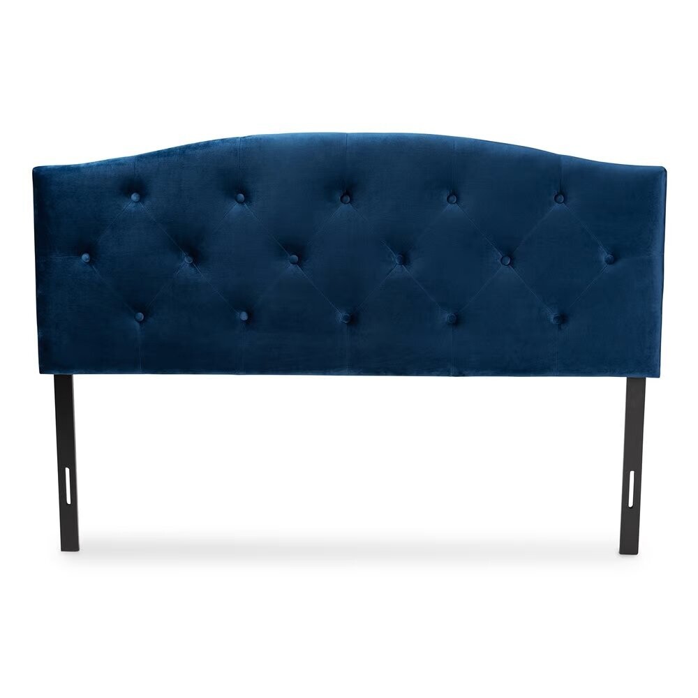 BAXTON STUDIO LEONE MODERN AND CONTEMPORARY NAVY BLUE VELVET FABRIC UPHOLSTERED FULL SIZE HEADBOARD

Item #: Leone-Navy Blue Velvet-HB-Full