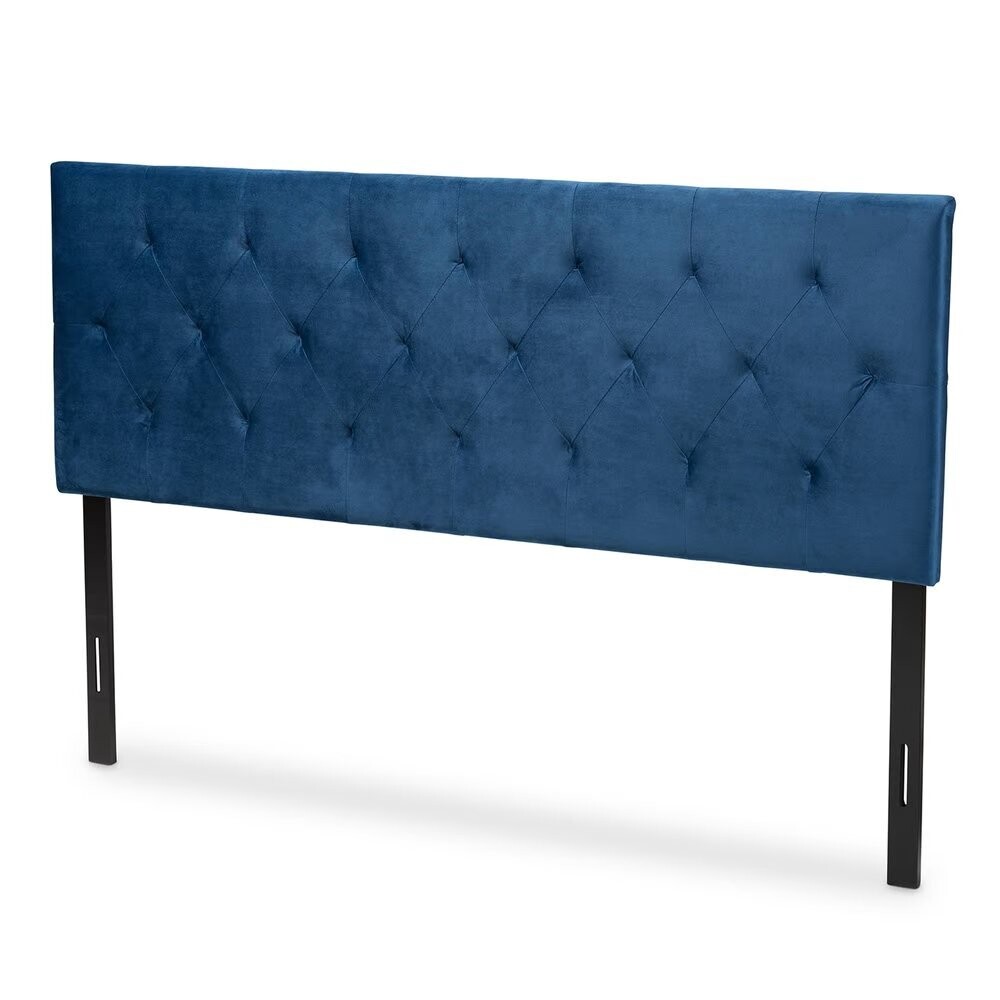 BAXTON STUDIO FELIX MODERN AND CONTEMPORARY NAVY BLUE VELVET FABRIC UPHOLSTERED FULL SIZE HEADBOARD

Item #: Felix-Navy Blue Velvet-HB-Full