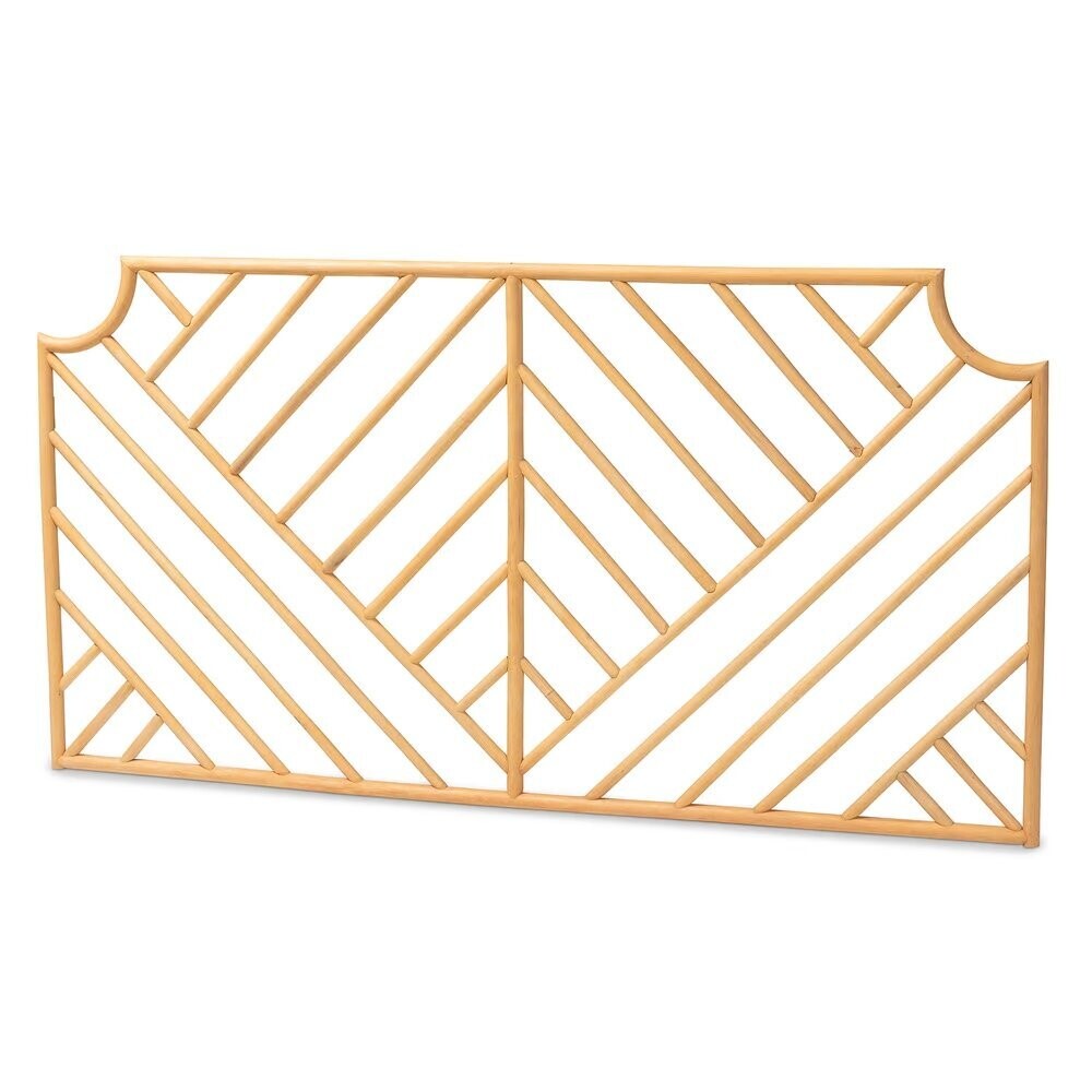 BAXTON STUDIO GIZA MODERN BOHEMIAN NATURAL BROWN RATTAN QUEEN SIZE WALL-MOUNT HEADBOARD

Item #: Giza-Rattan-HB-Queen