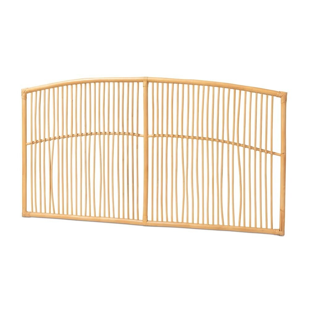 BAXTON STUDIO MALVINA MODERN BOHEMIAN NATURAL BROWN RATTAN QUEEN SIZE WALL-MOUNT HEADBOARD

Item #: 0682B-Rattan-HB-Queen