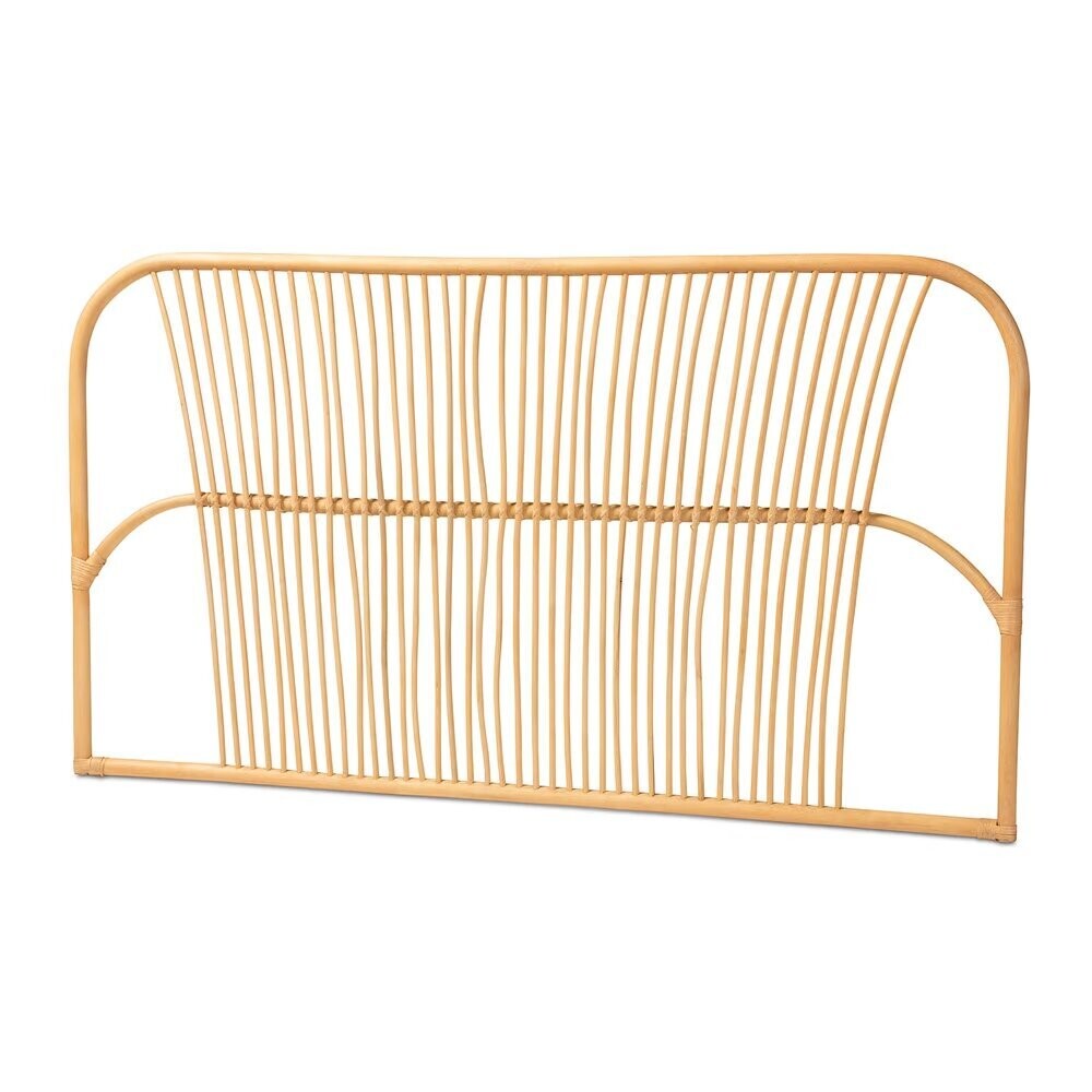 BAXTON STUDIO LAINA MODERN BOHEMIAN NATURAL BROWN RATTAN QUEEN SIZE WALL-MOUNT HEADBOARD

Item #: 0678B-Rattan-HB-Queen