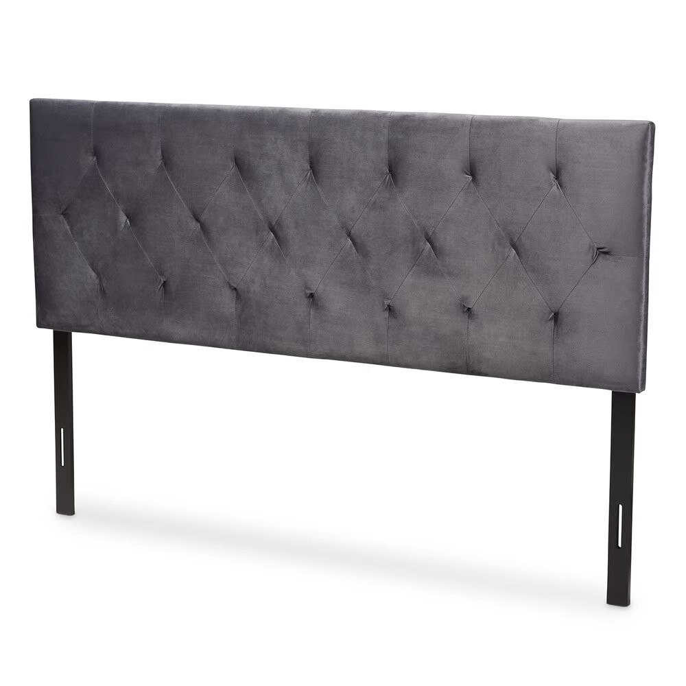 BAXTON STUDIO FELIX MODERN AND CONTEMPORARY GREY VELVET FABRIC UPHOLSTERED QUEEN SIZE HEADBOARD

Item #: Felix-Grey Velvet-HB-Queen