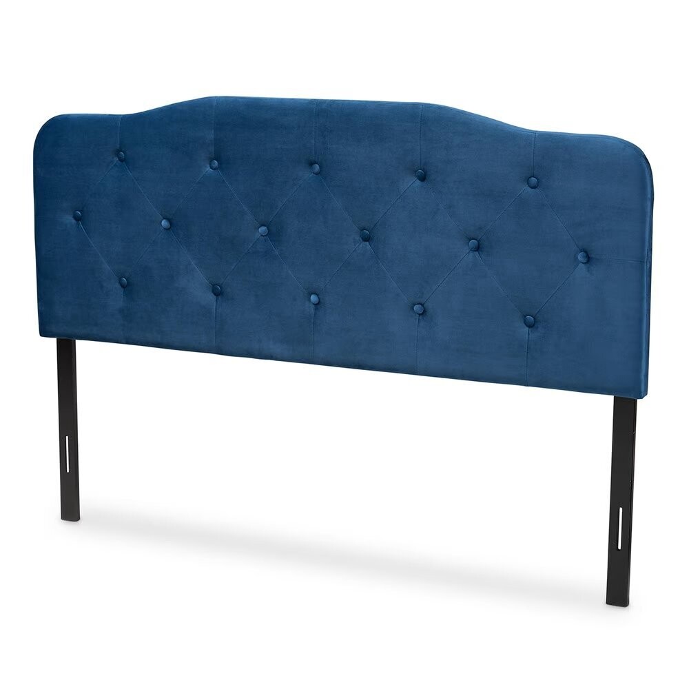 BAXTON STUDIO GREGORY MODERN AND CONTEMPORARY NAVY BLUE VELVET FABRIC UPHOLSTERED QUEEN SIZE HEADBOARD

Item #: Gregory-Navy Blue Velvet-HB-Queen