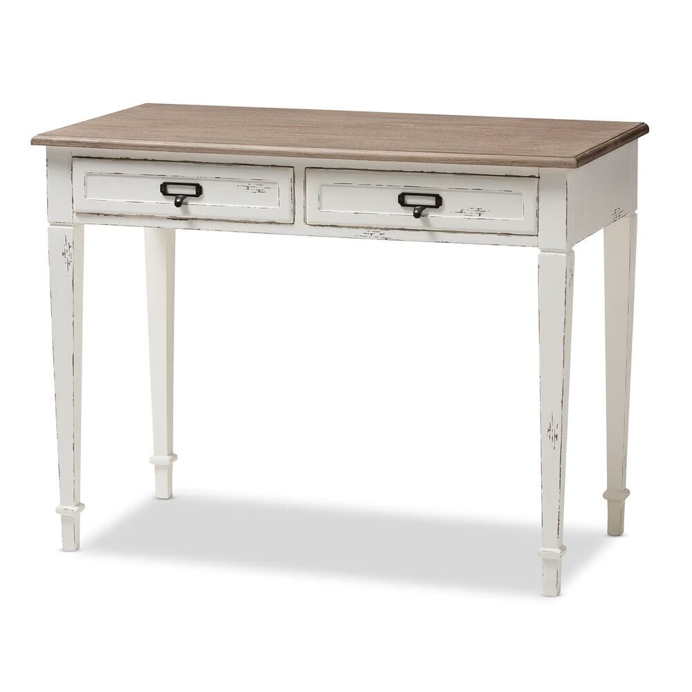 BAXTON STUDIO DAUPHINE TRADITIONAL FRENCH ACCENT WRITING DESK
