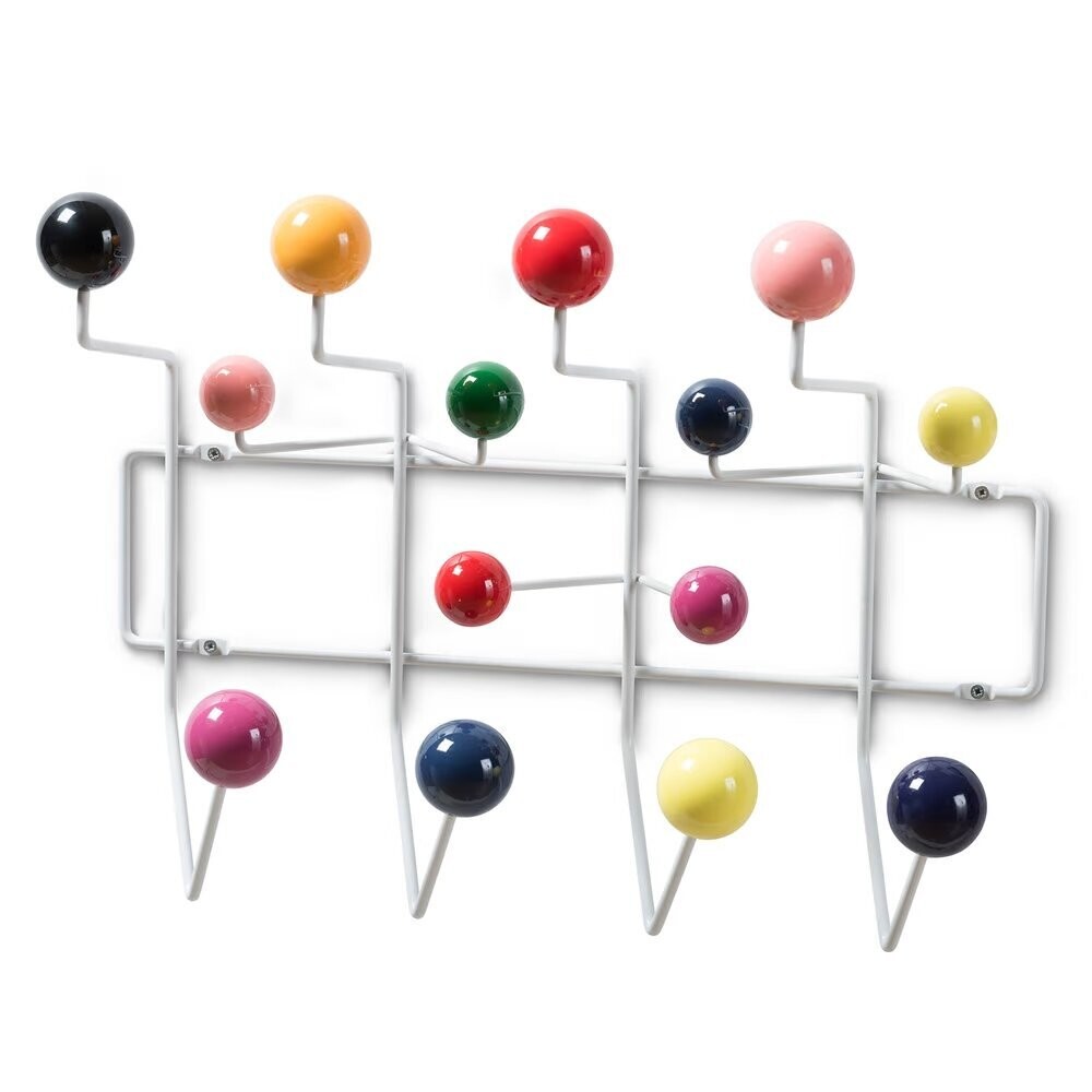 BAXTON STUDIO PENNY MID-CENTURY MODERN MULTI-COLORED COAT HANGER