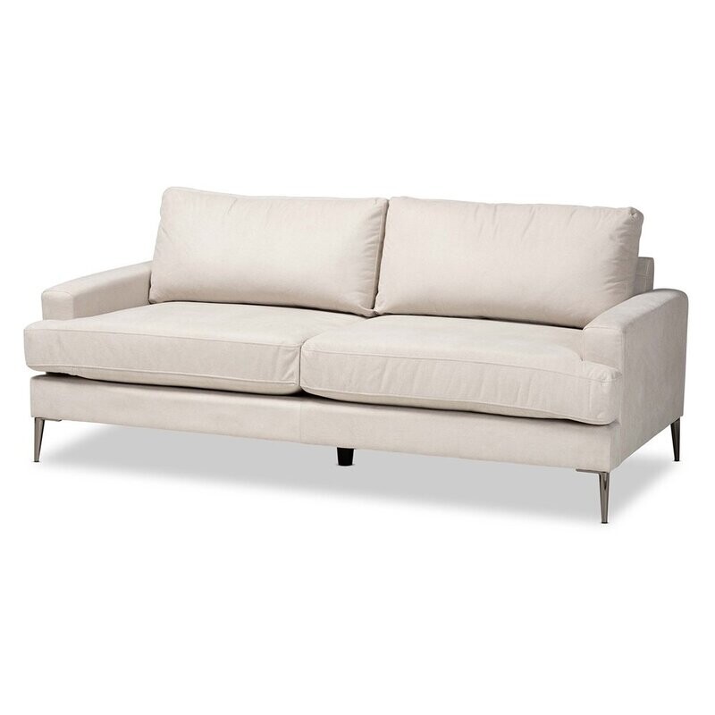 BAXTON STUDIO DAVIDSON MODERN AND CONTEMPORARY BEIGE FABRIC UPHOLSTERED SOFA

Item #: 3132A-Cream-Sofa