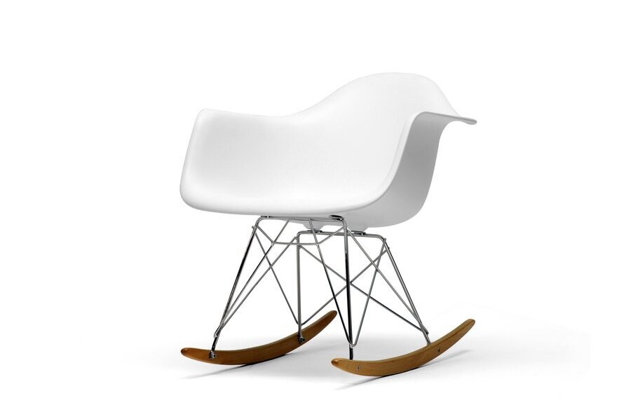 BAXTON STUDIO WHITE PLASTIC ROCKING CHAIR

Item #: DC-311W-white