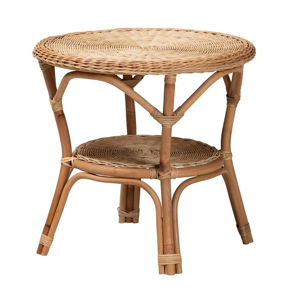 BAXTON STUDIO ABBEY MODERN BOHEMIAN NATURAL BROWN ANTIQUE RATTAN COFFEE TABLE

Item #: 12718-Rattan-CT