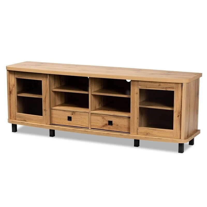 BAXTON STUDIO WALDA MODERN AND CONTEMPORARY OAK BROWN FINISHED WOOD 2-DRAWER TV STAND

Item #: TV838070-Wotan Oak