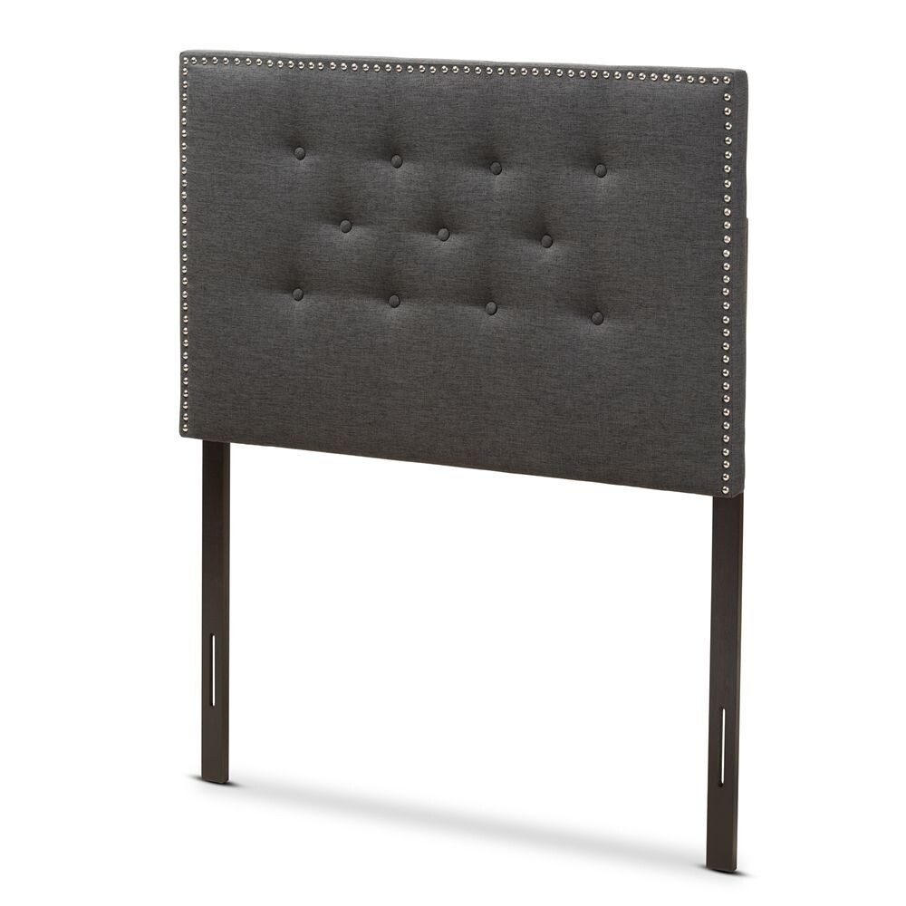 BAXTON STUDIO WINDSOR MODERN AND CONTEMPORARY DARK GREY FABRIC TWIN SIZE HEADBOARD

Item #: BBT6691-Dark Grey-Twin HB-H1217-20