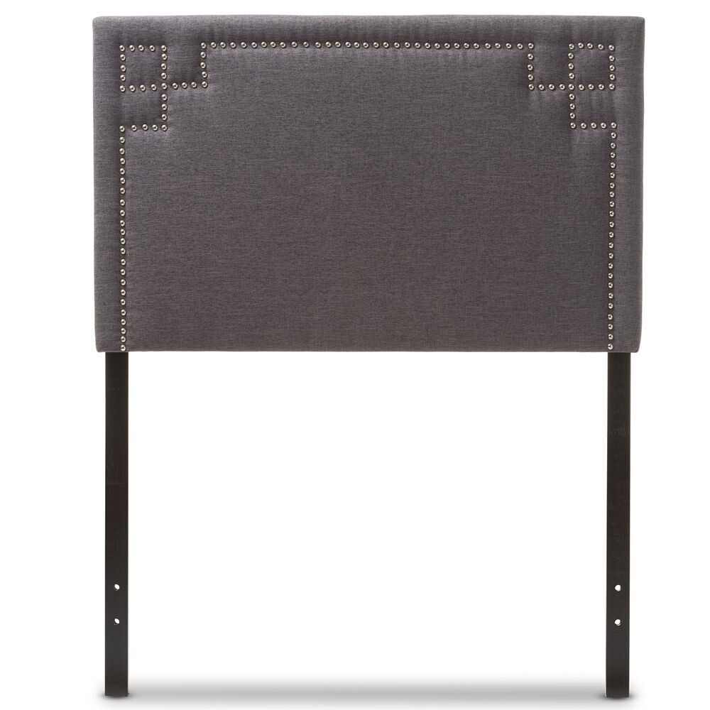 BAXTON STUDIO GENEVA MODERN AND CONTEMPORARY DARK GREY FABRIC UPHOLSTERED TWIN SIZE HEADBOARD

Item #: BBT6575-Dark Grey-Twin HB