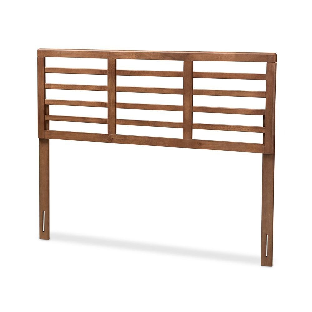 BAXTON STUDIO SALOME MID-CENTURY MODERN WALNUT BROWN FINISHED WOOD QUEEN SIZE OPEN SLAT HEADBOARD

Item #: MG97063-Ash Walnut-HB-Queen