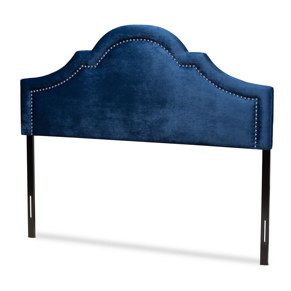 BAXTON STUDIO RITA MODERN AND CONTEMPORARY NAVY BLUE VELVET FABRIC UPHOLSTERED QUEEN SIZE HEADBOARD

Item #: BBT6567-Navy Blue-HB-Queen