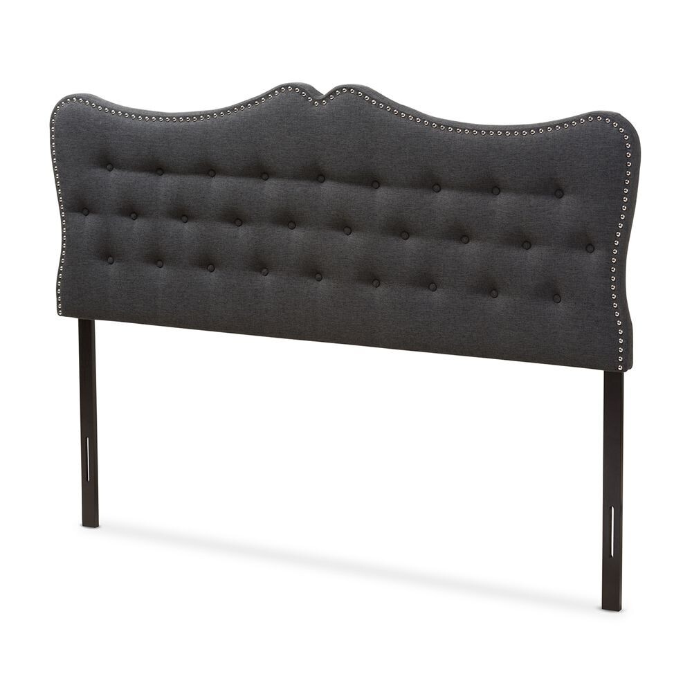 BAXTON STUDIO EMMA MODERN AND CONTEMPORARY DARK GREY FABRIC QUEEN SIZE HEADBOARD

Item #: BBT6694-Dark Grey-Queen HB-H1217-20