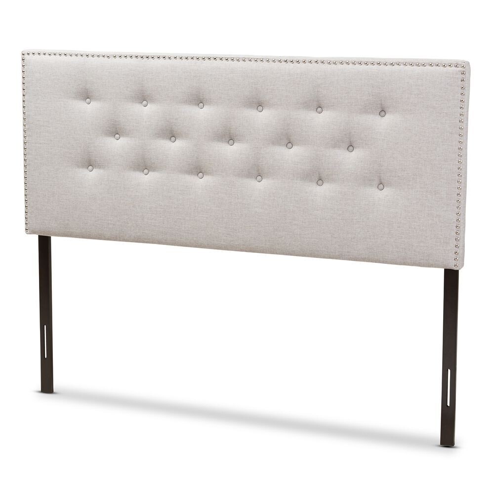 BAXTON STUDIO WINDSOR MODERN AND CONTEMPORARY GREYISH BEIGE FABRIC UPHOLSTERED QUEEN SIZE HEADBOARD

Item #: BBT6691-Greyish Beige-Queen HB-H1217-14