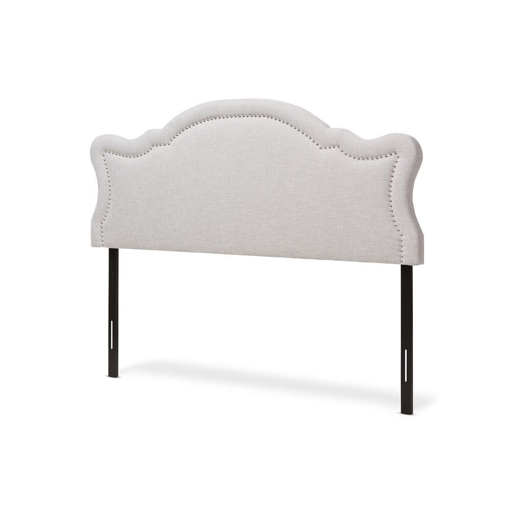 BAXTON STUDIO AVERY MODERN AND CONTEMPORARY GREYISH BEIGE FABRIC QUEEN SIZE HEADBOARD