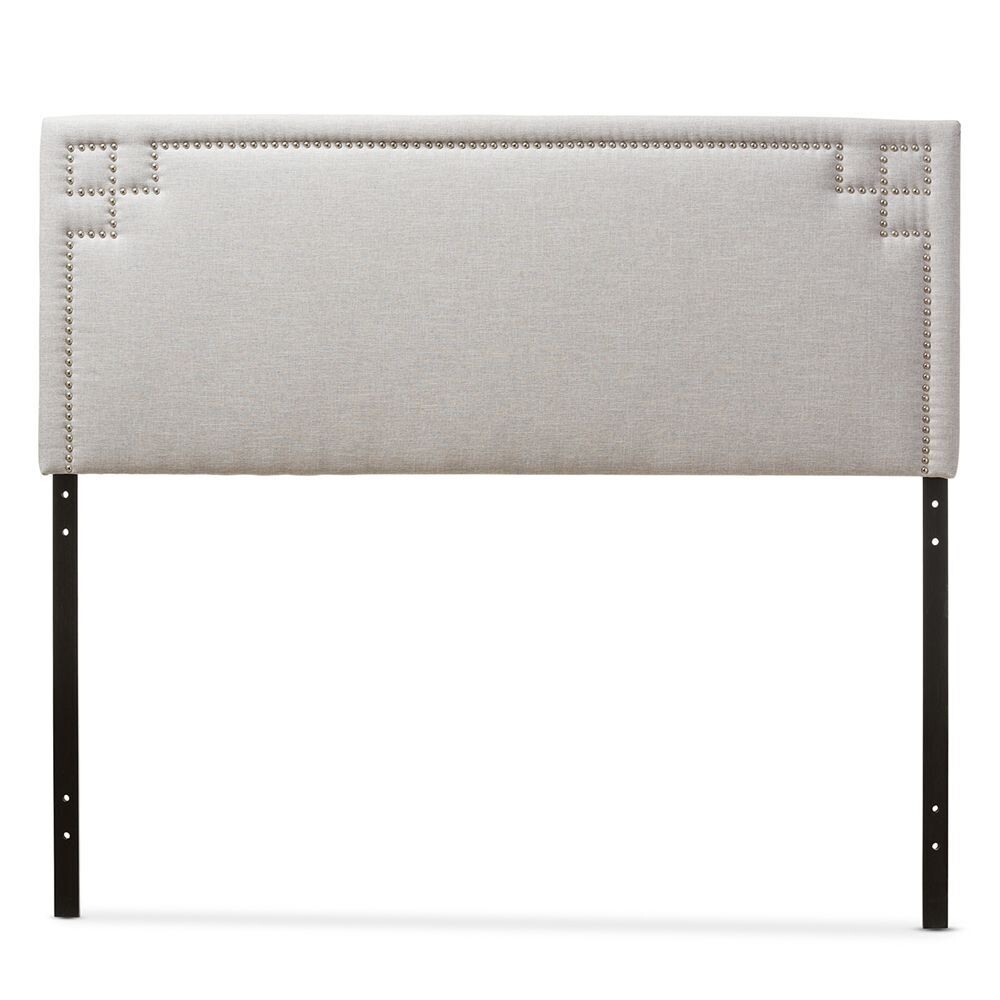 BAXTON STUDIO GENEVA MODERN AND CONTEMPORARY GREYISH BEIGE FABRIC UPHOLSTERED QUEEN SIZE HEADBOARD

Item #: BBT6575-Greyish Beige-Queen HB