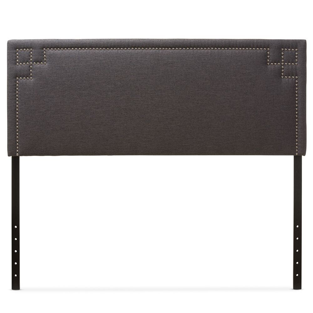 BAXTON STUDIO GENEVA MODERN AND CONTEMPORARY DARK GREY FABRIC UPHOLSTERED QUEEN SIZE HEADBOARD

Item #: BBT6575-Dark Grey-Queen HB