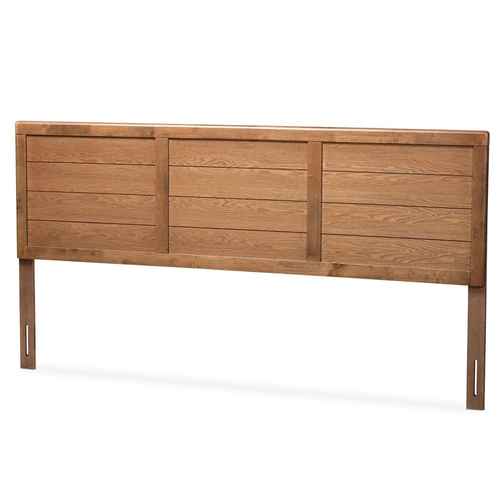 BAXTON STUDIO SEREN MID-CENTURY MODERN WALNUT BROWN FINISHED WOOD KING SIZE HEADBOARD

Item #: MG97093-Ash Walnut-HB-King