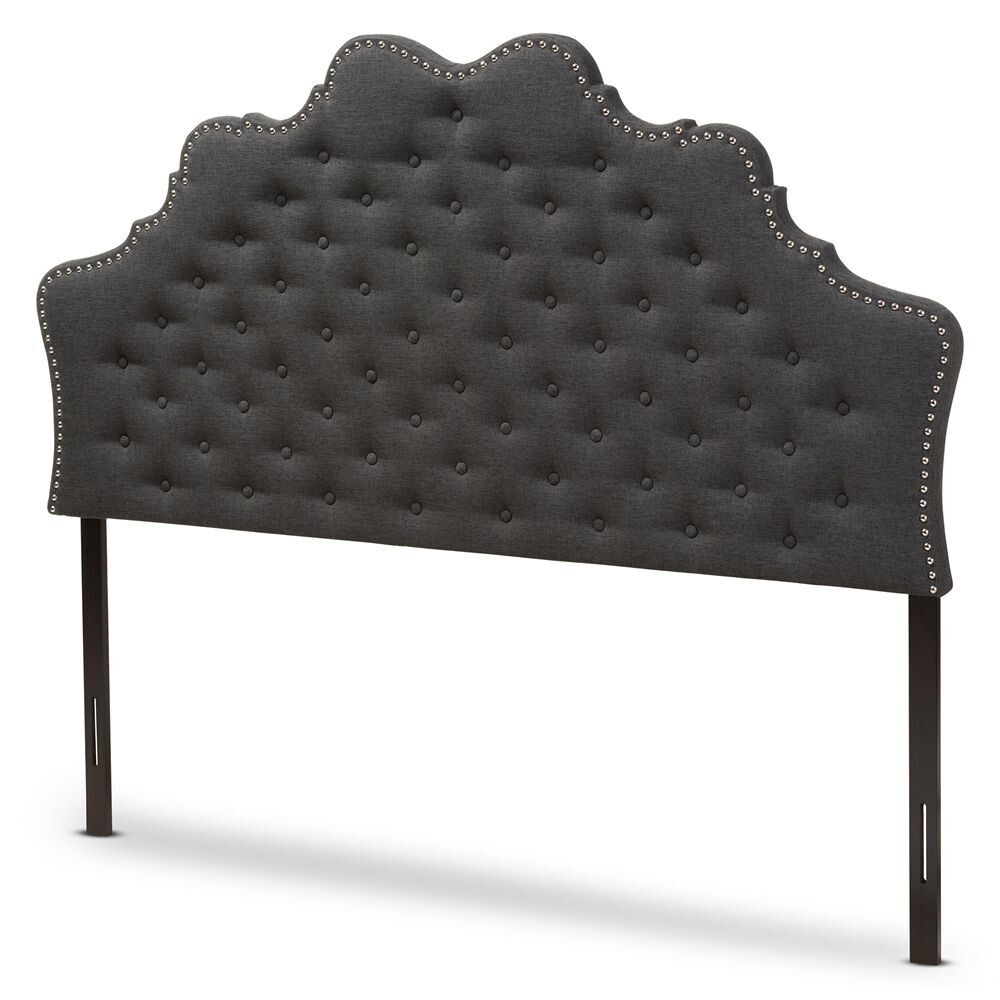 BAXTON STUDIO HILDA MODERN AND CONTEMPORARY DARK GREY FABRIC KING SIZE HEADBOARD

Item #: BBT6692-Dark Grey-King HB-H1217-20